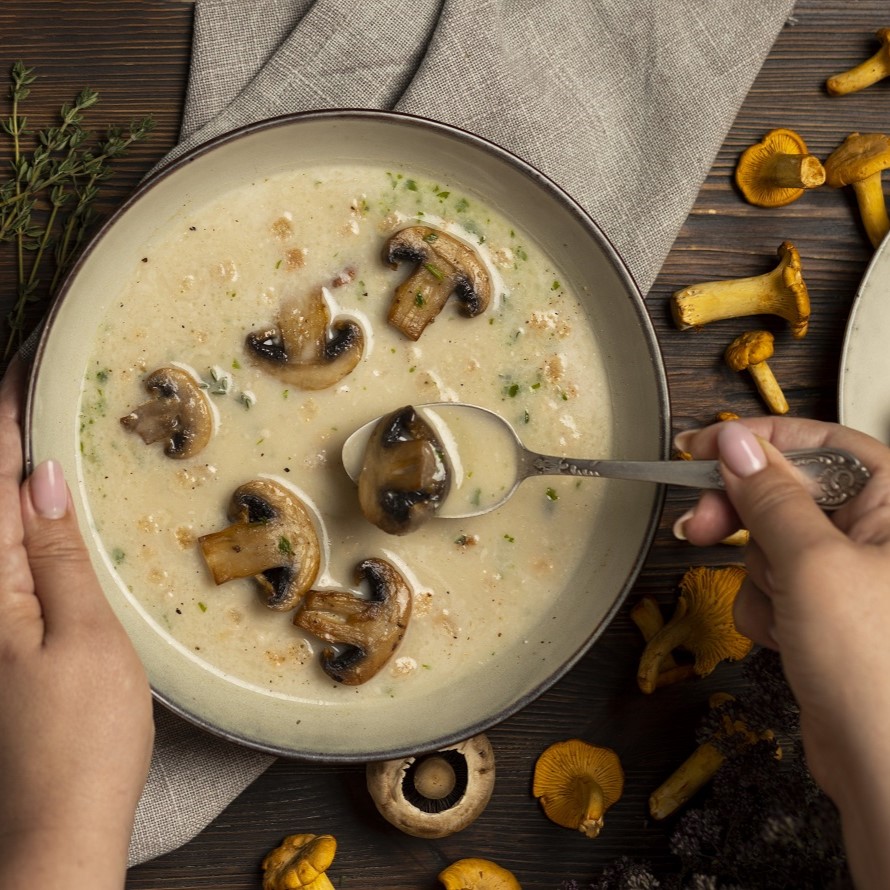 Rustic Mushroom Soup - Stokes Sauces